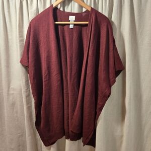 Elegant Burgundy Women's Sweater